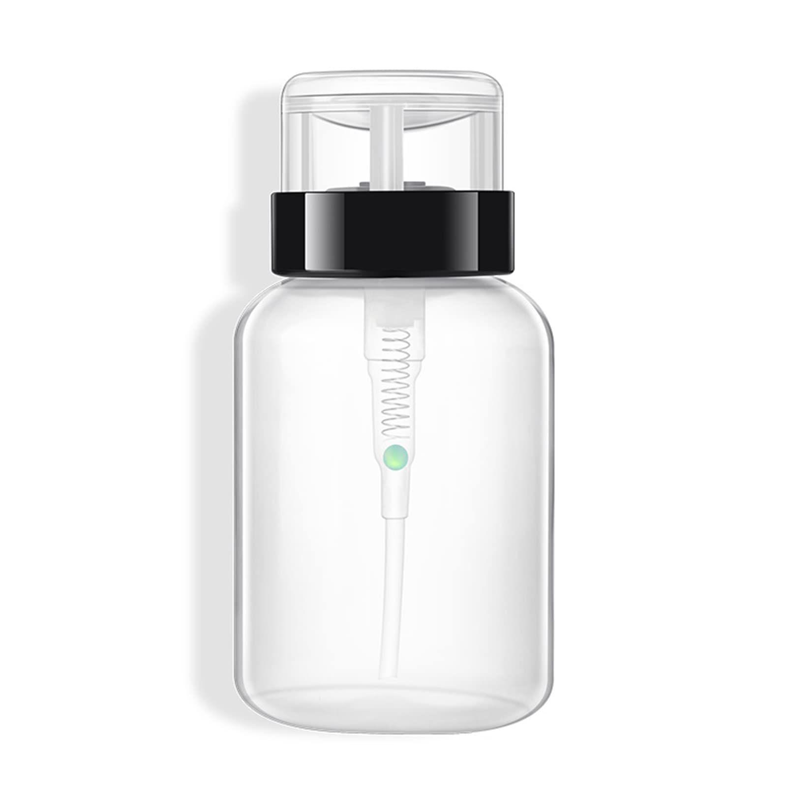 200ml Push Down Dispenser Nail Polish Remover Empty Bottle Dispensers Nail Polish Remover Bottle Holder（5 pcs）