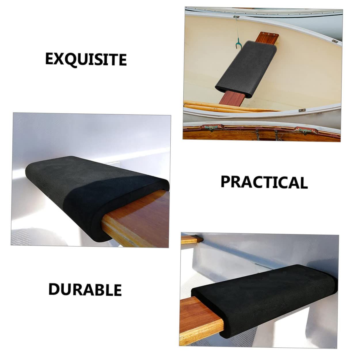 Dragon Boat Cushion Cooler Seat Seat Cushion Cooler Seat Cushion Machine Seat Cushion Boats for Fishing Kayak Seat Pad Eva Black