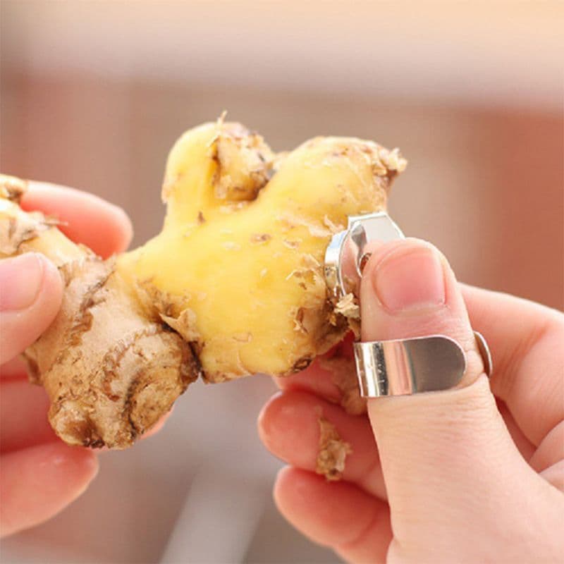 5 Piece Multi-Functional Garlic Peeler Stainless Steel Chestnut Peeler Ginger Garlic Peeling Tools Kitchen Gadgets