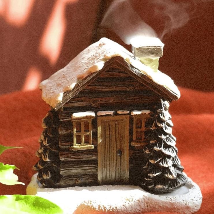Miniature Garden Fairy House Outdoor Vintage Decoration Resin Wood Decoration Halloween Decoration Accessories