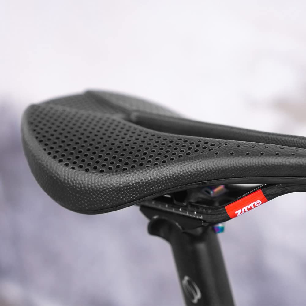 1 pcs Bicycle 3D Printed Saddle Comfortable Honeycomb Cycling Road Bike MTB Bike Seat Cushion black