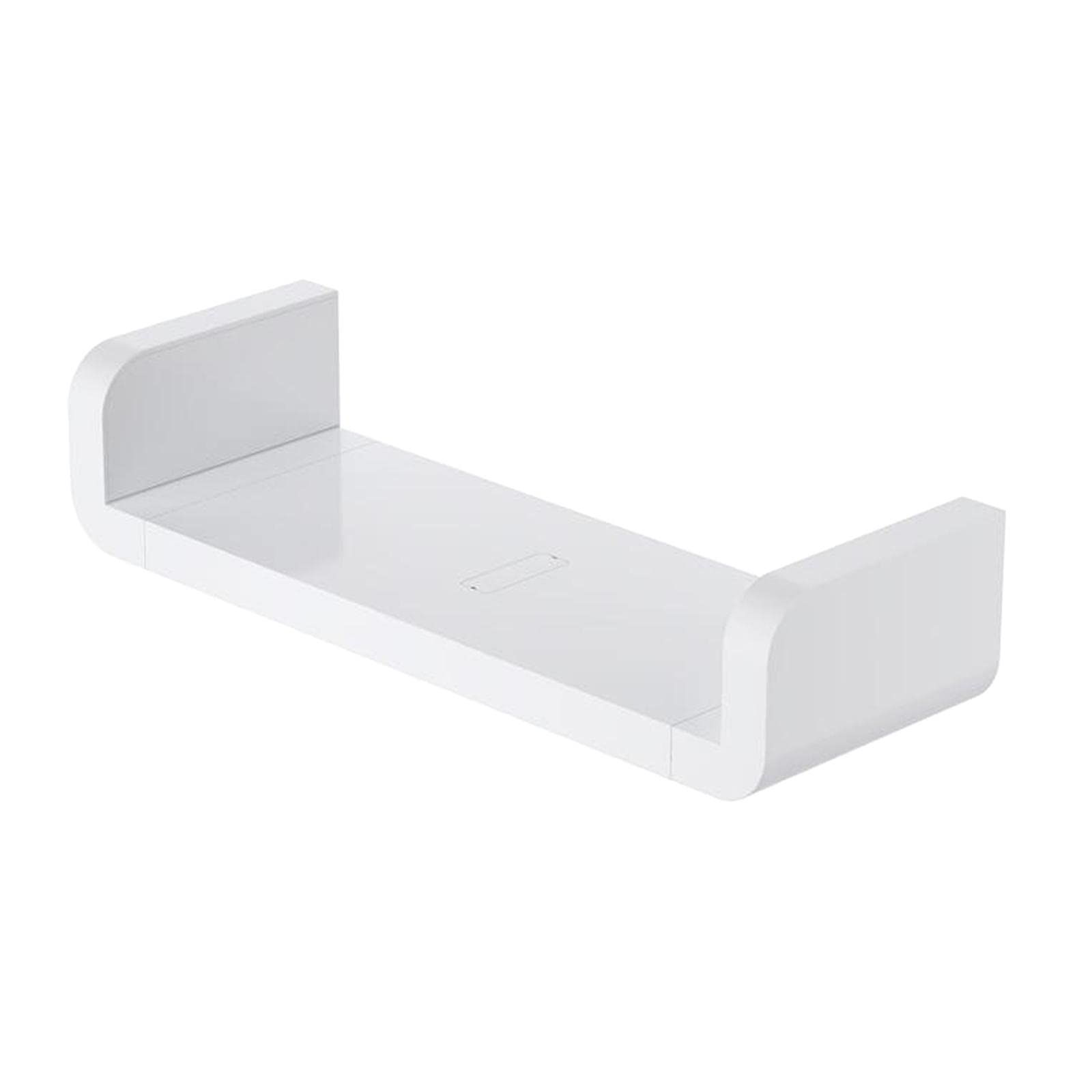 Floating Shelf Adhesive Wall Mounted Non-Drilling, U Bathroom Organizer Display Picture Ledge Shelf for Home Decor/Kitchen/Bathroom