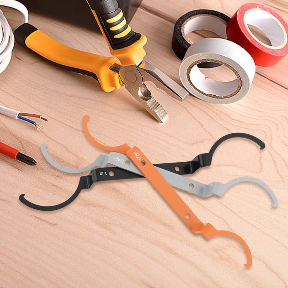 3pcs 3-in-1 Conduit Lockout Wrench Set, Loosen Locknuts Repair Tighten, Alloy Steel wrench, Offset Elbow Heavy Duty