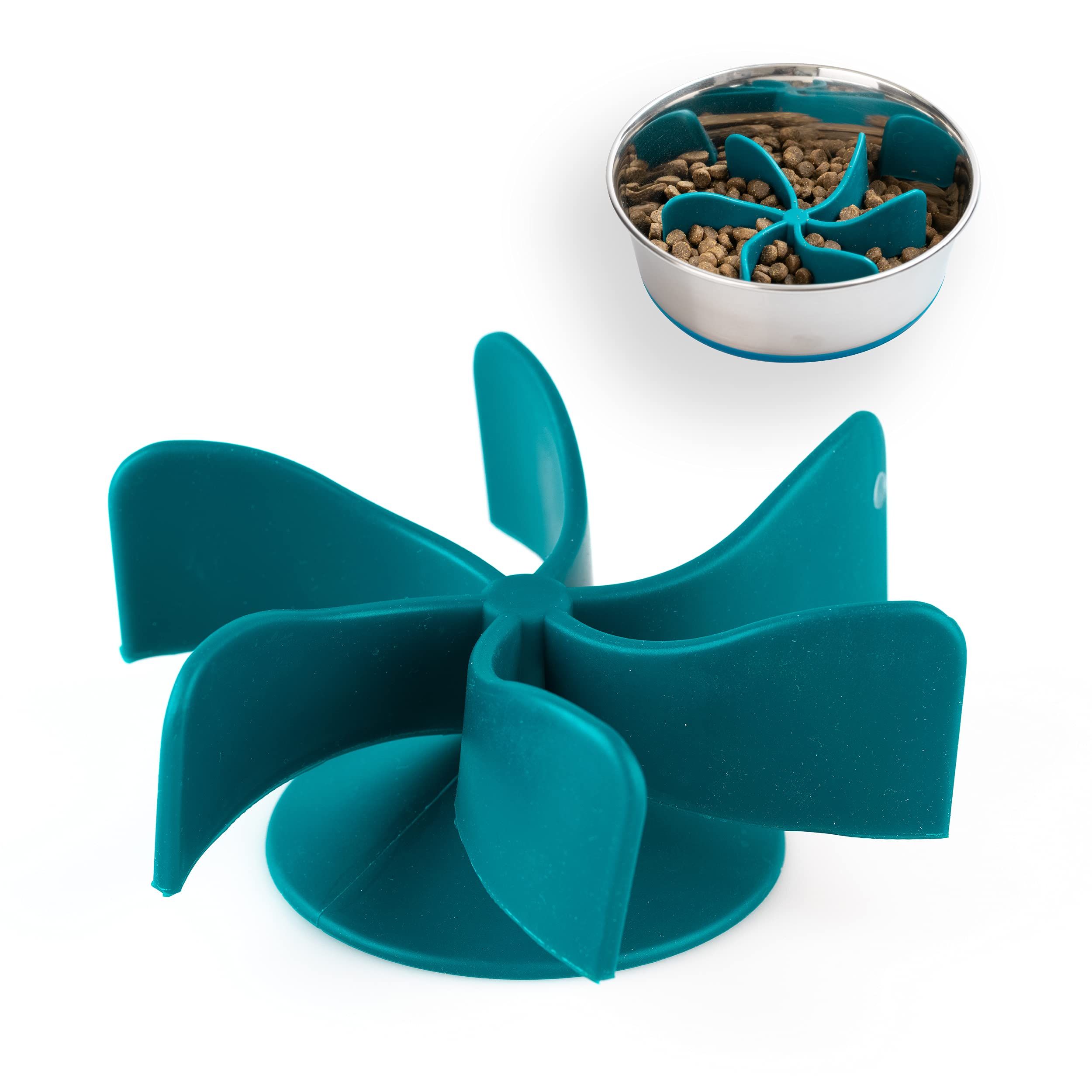 Spiral Slow Feeder Insert Slow Feeder Turn a Dog Bowl or Dog Dish into a Dog Bowl (Alternative to Dog Puzzle Feeder, Lick Mat