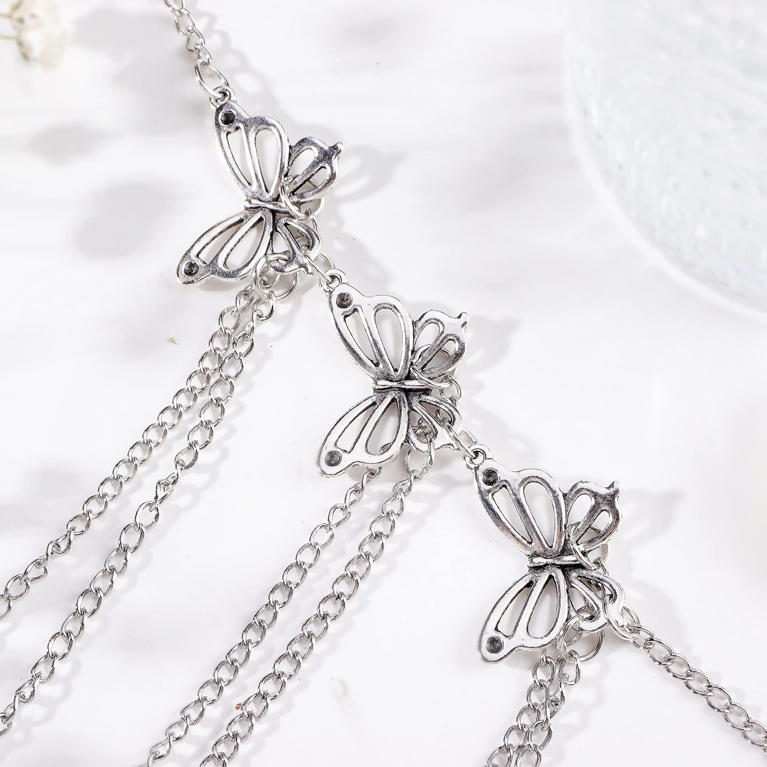 Body Chain Jewelry for Women Boho Thigh Chain Leg Chain Jewelry Rhinestone Thigh Harness Stretch Body Jewelry