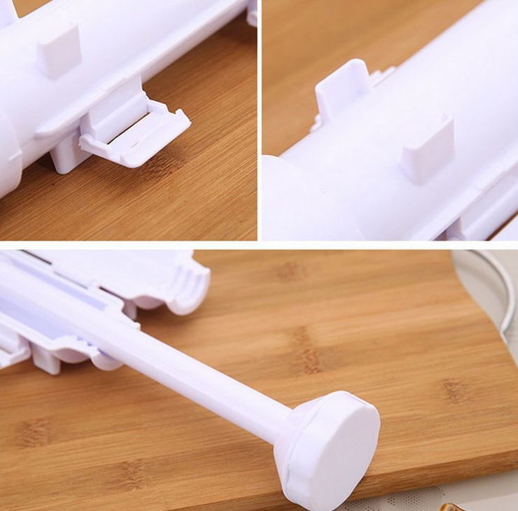 Onigiri Sushi Mould DIY Multifunctional Cylinder Bazooka Shape Sushi Maker Kitchen Tools for Beginners
