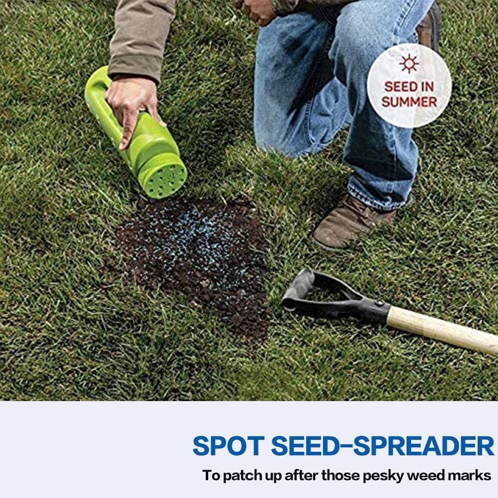 Spreader Shaker Salt Seed Spreader for Seeds 2L Ice Melt Tool Garden Fertilizer Plant Food Spreader Adjustable Handheld Lawn
