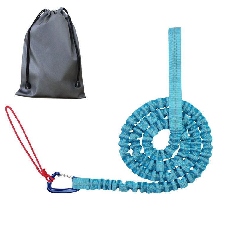 Bicycle Tow Rope Belt Strap, Bike Towing Strap Parent-Child Pull Traction Bungee Cord Portable Outdoor MTB Elastic for Adult Kids