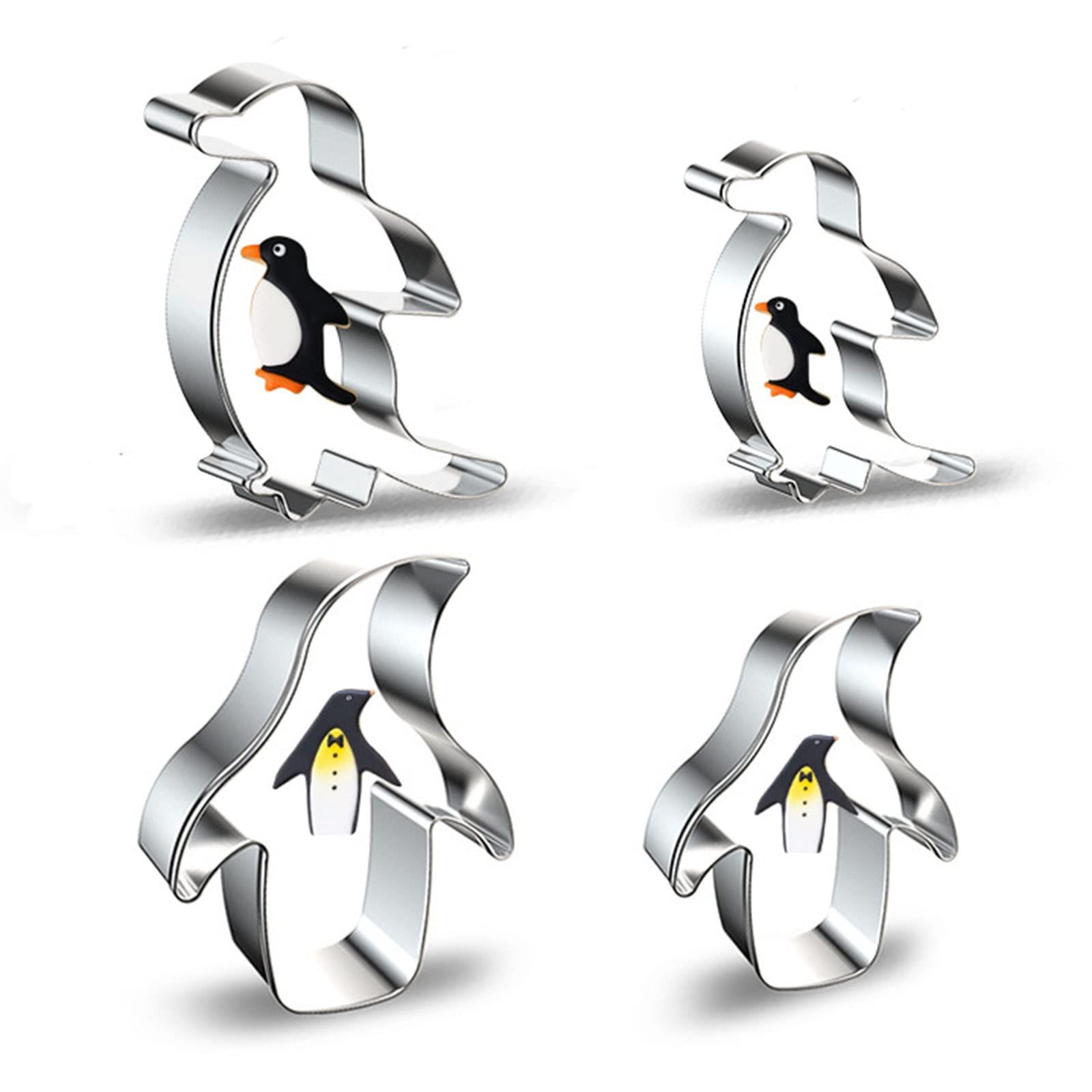 4pcs Cookie Moulds Biscuit Mold Cookie Cutters Biscuit Cutter Stainless Steel Material Baking Tool Baking Stainless