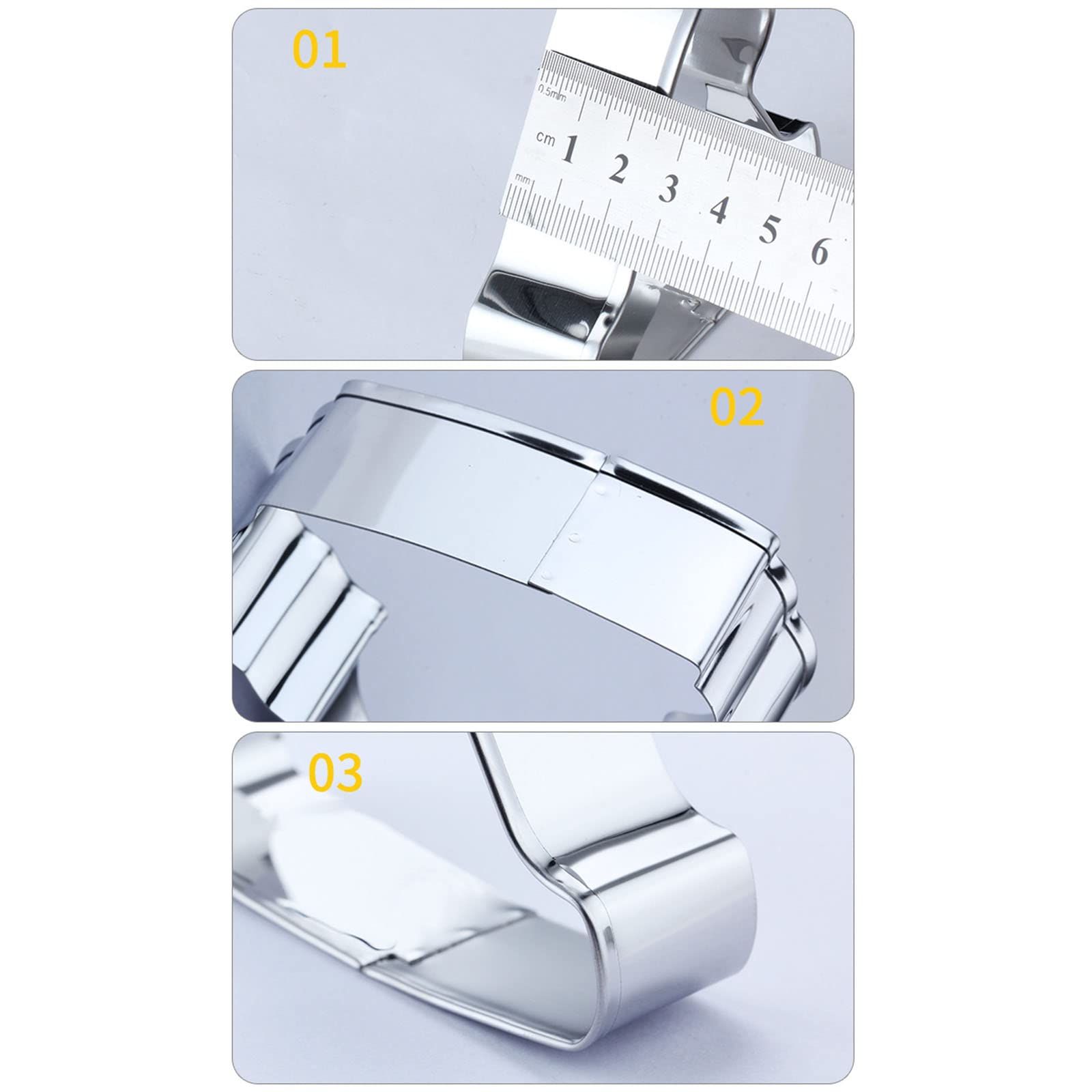4pcs Cookie Moulds Biscuit Mold Cookie Cutters Biscuit Cutter Stainless Steel Material Baking Tool Baking Stainless