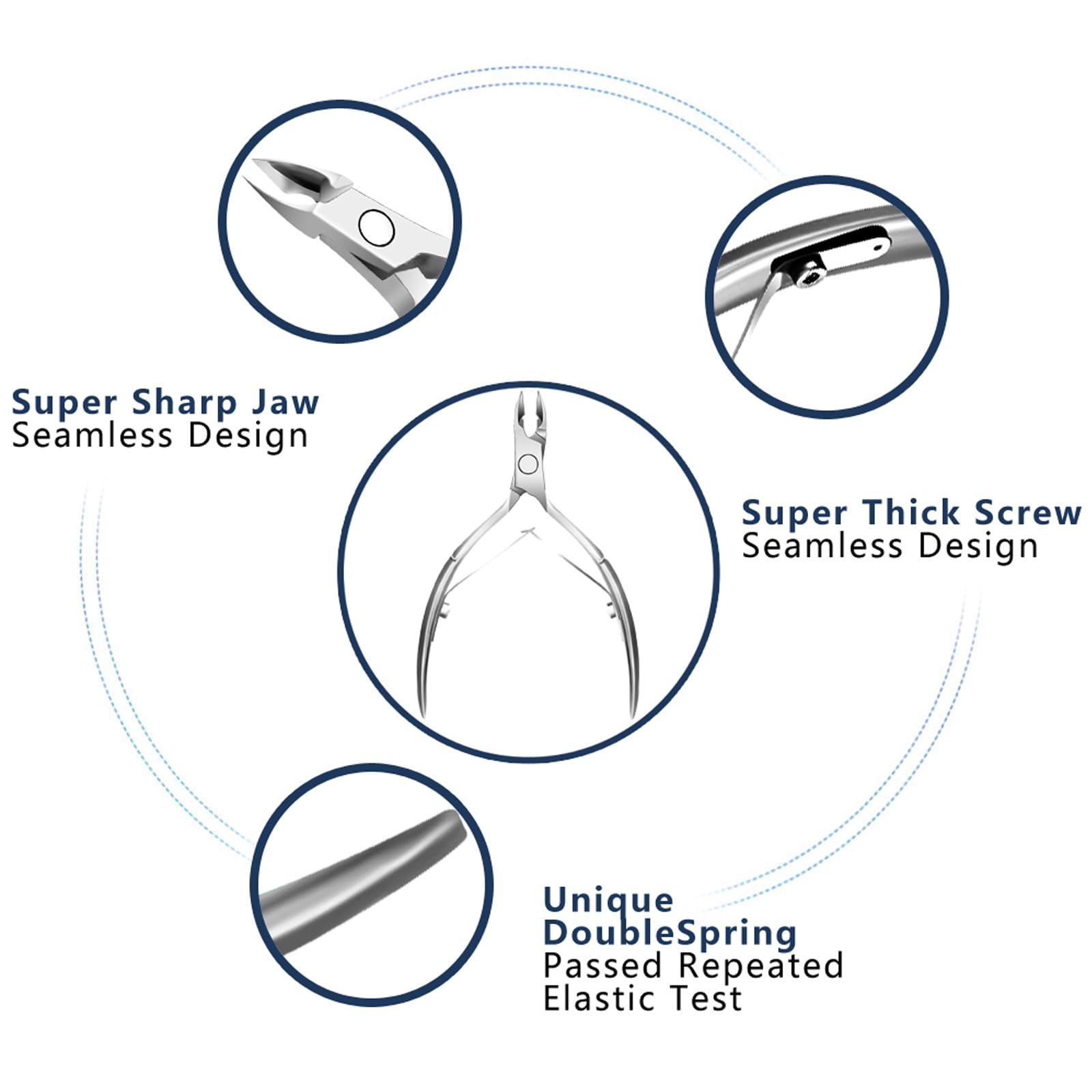 Toenail Clippers Nail Clipper Cutters Nail Scissors Dead Skin Remover Stainless Steel Profession Material Manicure Art Salon