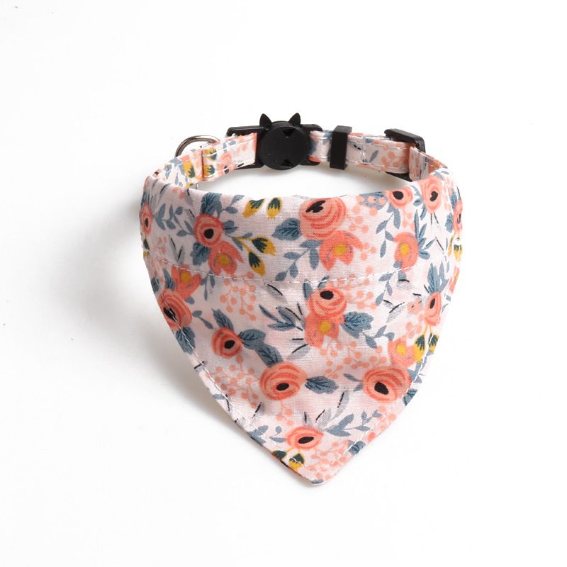 Cat Collars with Bells 2 Pack, Cute Flower Cat Collars , Breakaway Cat Collar with Bow Tie, Adjustable Cat Collar Accessories