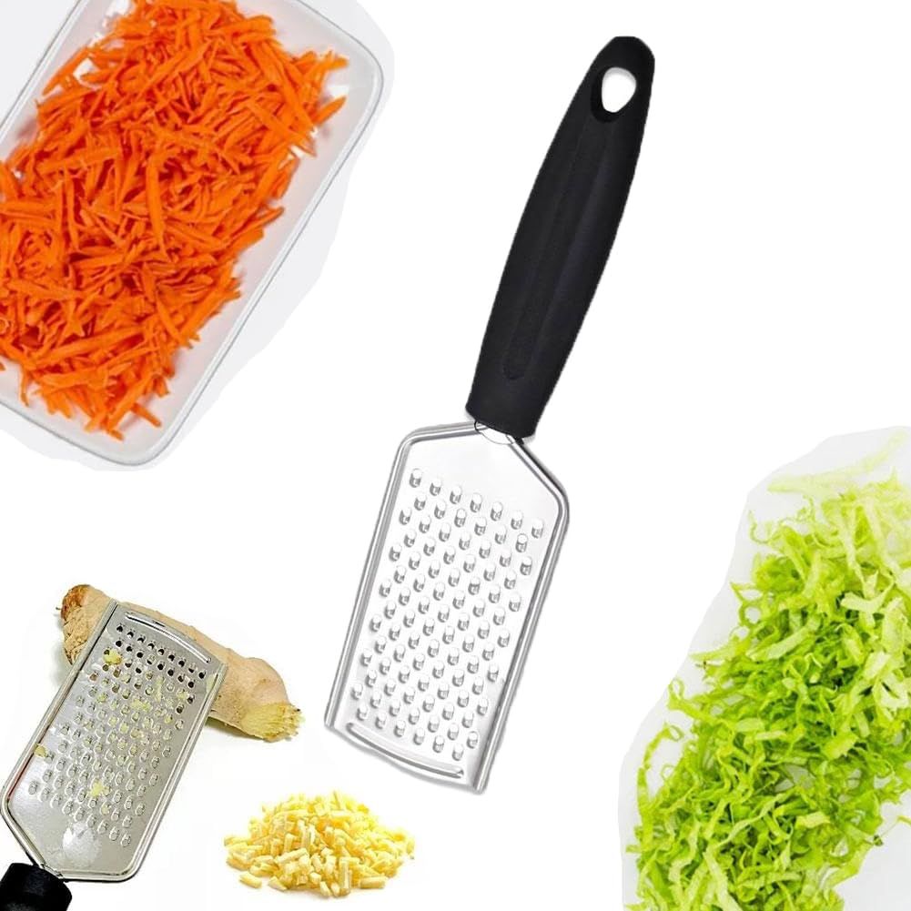 Cheese Grater, Stainless Steel Graters for Kitchen, Premium Cheese Grater with Handle, Cheese Grater Lemon Handheld