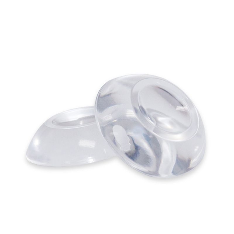 Door Stopper Wall Protector, Self-Adhesive Reusable Door Knob Stops, Clear Round Wall Shield and Silence Cover-9 Pcs