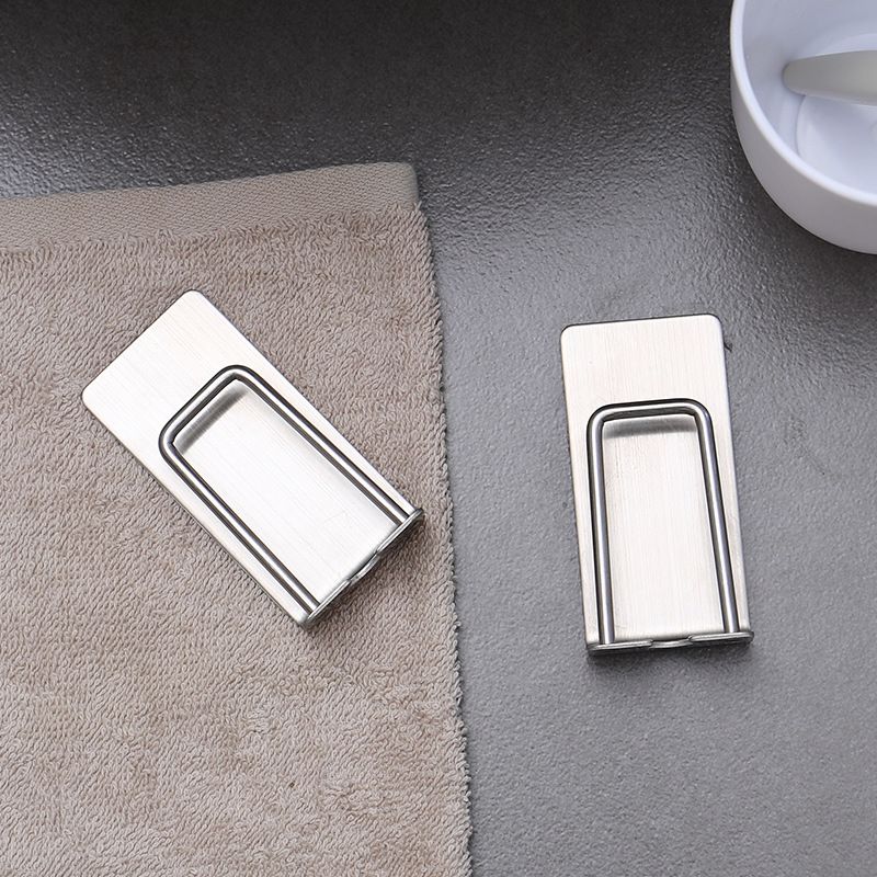Toothbrush Holder 2 Pack self-Adhesive Stainless Steel Electric Toothbrush Hook Wall Mounted Razors Cup Holder for Bathroom