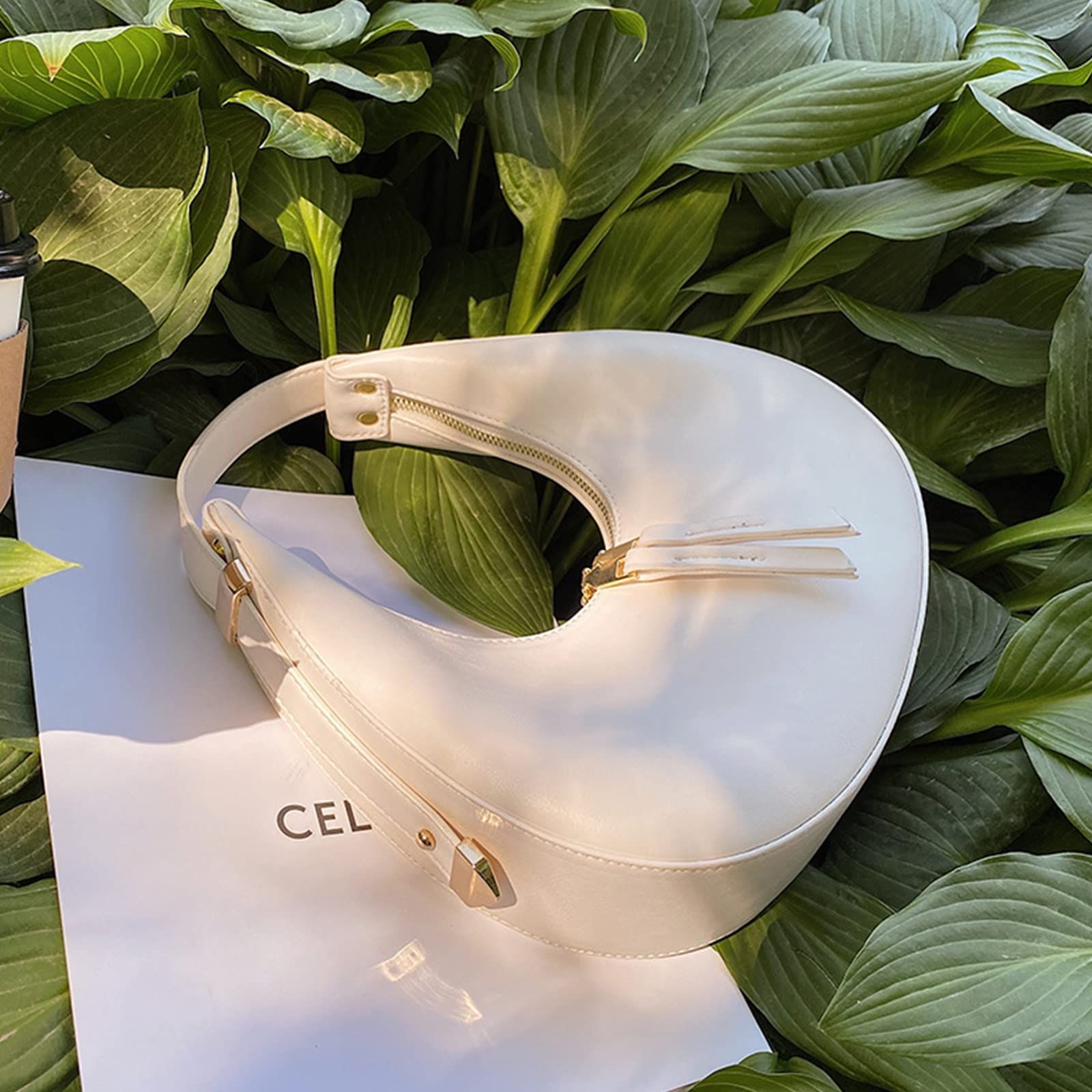New Women's Tote Handbags, Crescent Bags Purses for Women, Fashion Underarm Bag Top-Handle Bags Elegant & Versatile