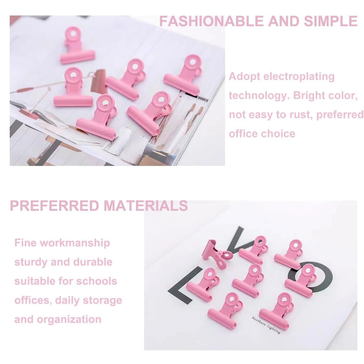 12Pcs Binder Clips Set with Box Binder Clips Binder Clips Sets Paper Clips Binder Clip Mini Binder Clips for Files Papers Home