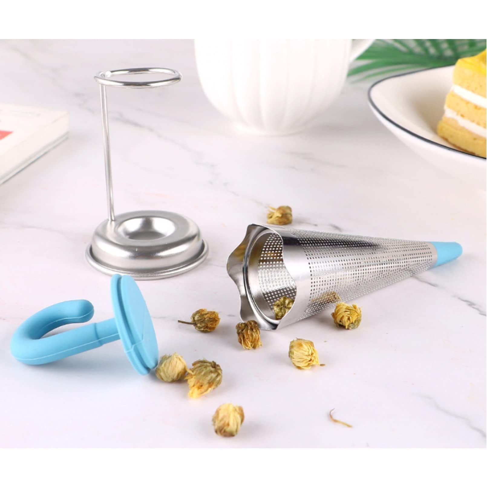 Tea Infuser Creative Umbrella Silicone Stainless Steel Tea Bag Leaf Filter Teaware Kitchen Gadget