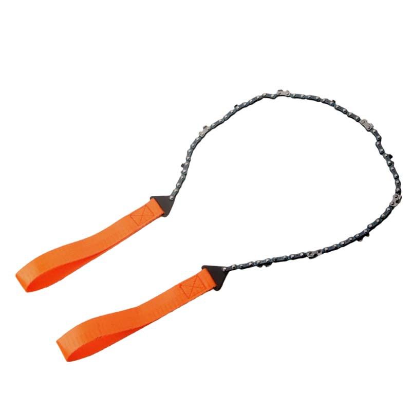 25 Inches Pocket Chainsaw with 11 Bi-Directional Cutting Teeth/Blades, Foldable Hand Saw, With Carry Pouch,For Camping