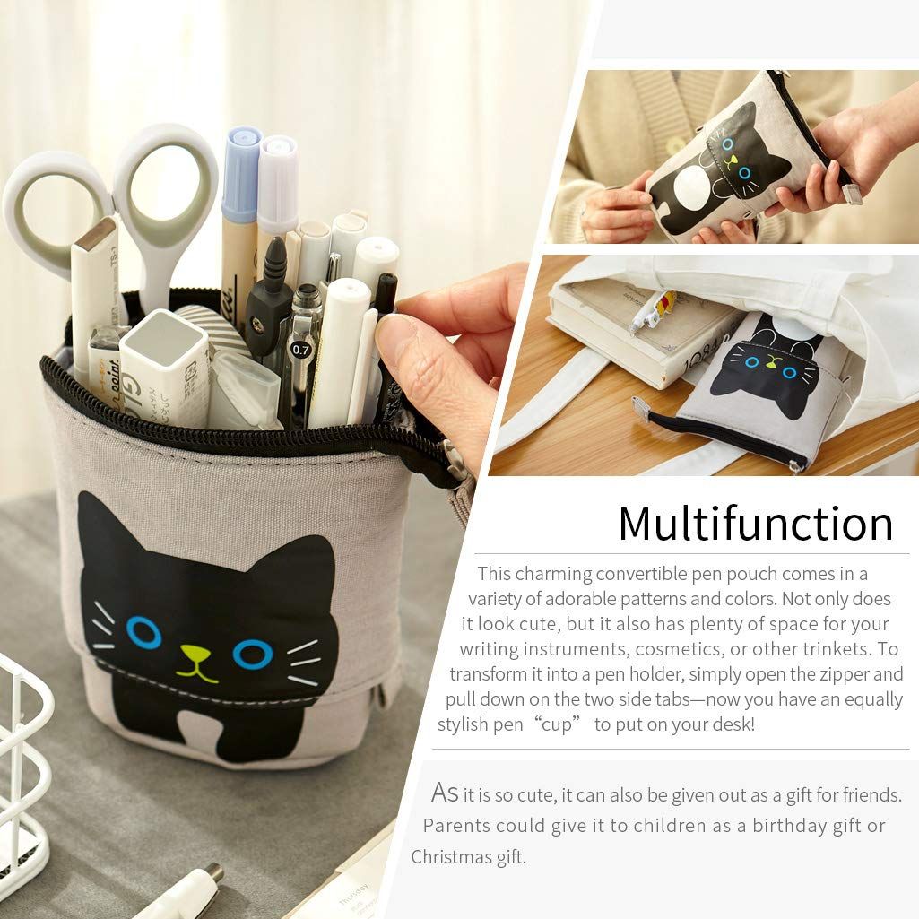 Big Capacity Pencil Pen Case Pouch Box Organizer Large Storage for Bullet Journal Cute Simple Multifunctional Pencil