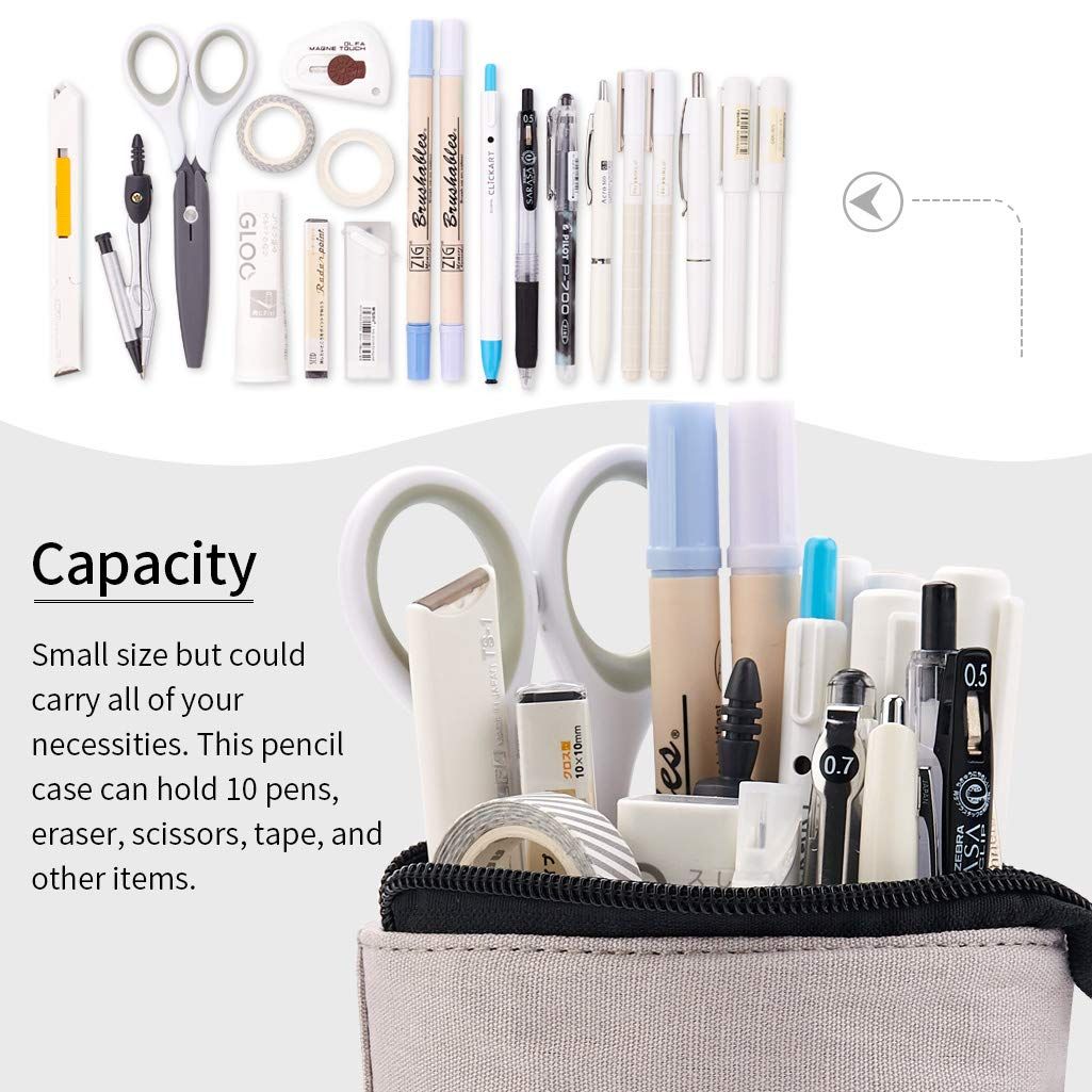 Big Capacity Pencil Pen Case Pouch Box Organizer Large Storage for Bullet Journal Cute Simple Multifunctional Pencil