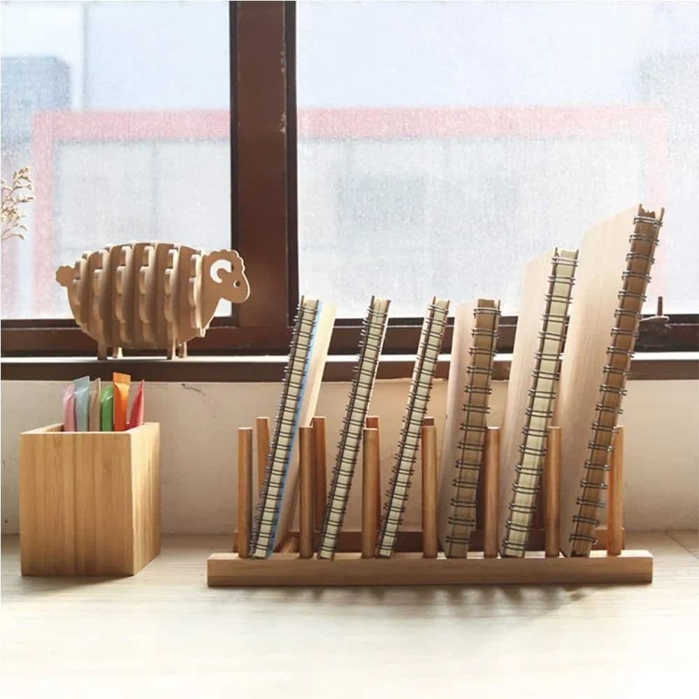Home kitchen bamboo and wood display shelves, bowls, plates, plates, and drainage racks, Wooden plate rack, Wood