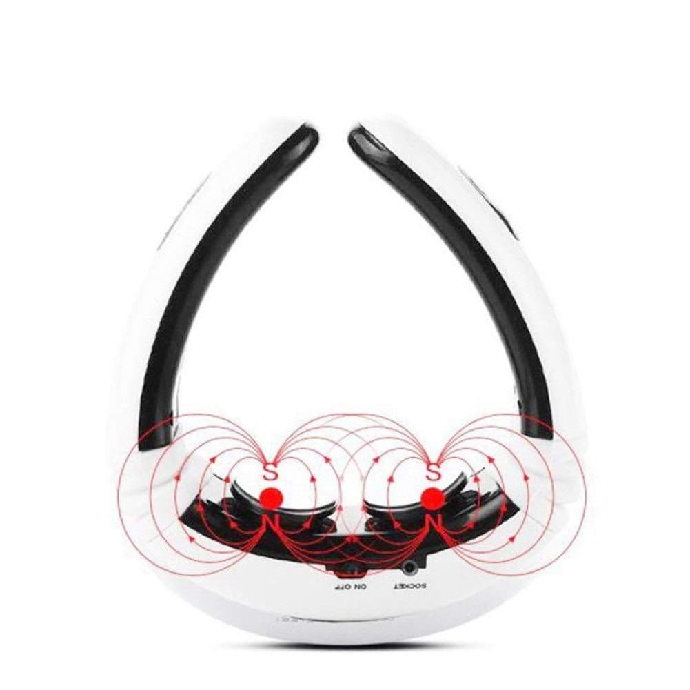 Electric Neck Massager Multifunctional Relaxation Tool Wireless Rechargeable U-Shaped Design
