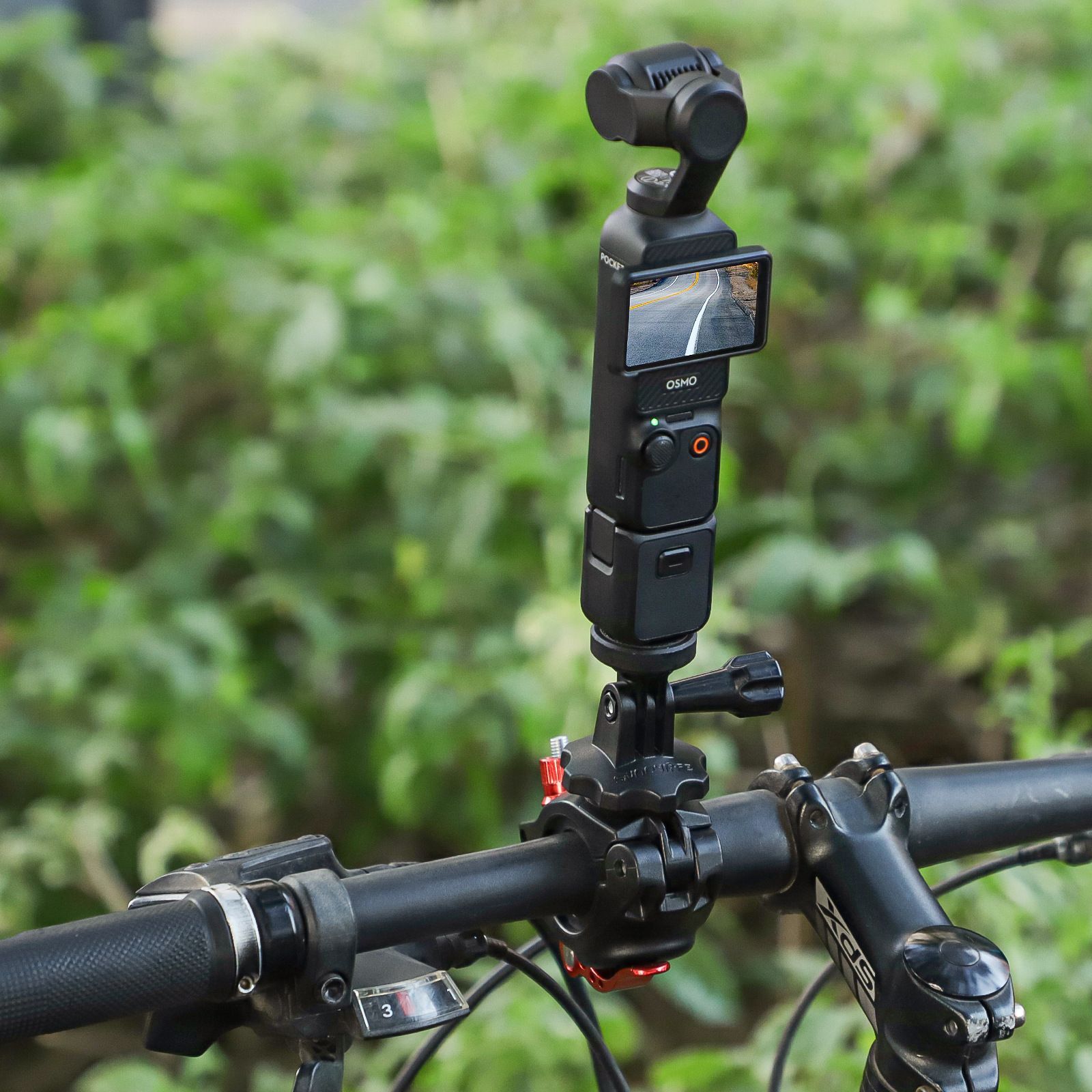 Motorcycle bicycle bracket 360 ° rotation bicycle handlebar bracket fixture accessories, camera bicycle clip 360 ° rotation