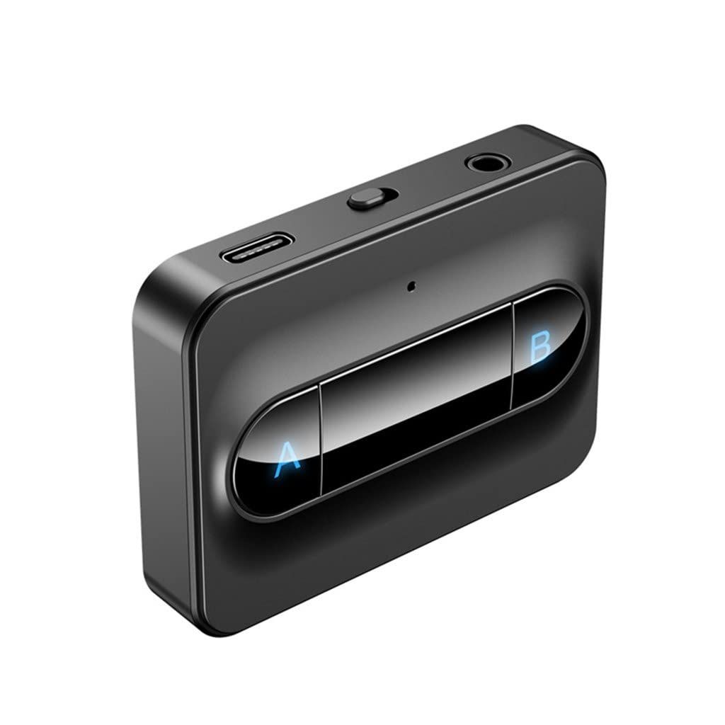 Bluetooth transceiver wireless adapter: 3.5mm auxiliary jack stereo audio input/output - suitable for TV, car headphones, speaker i