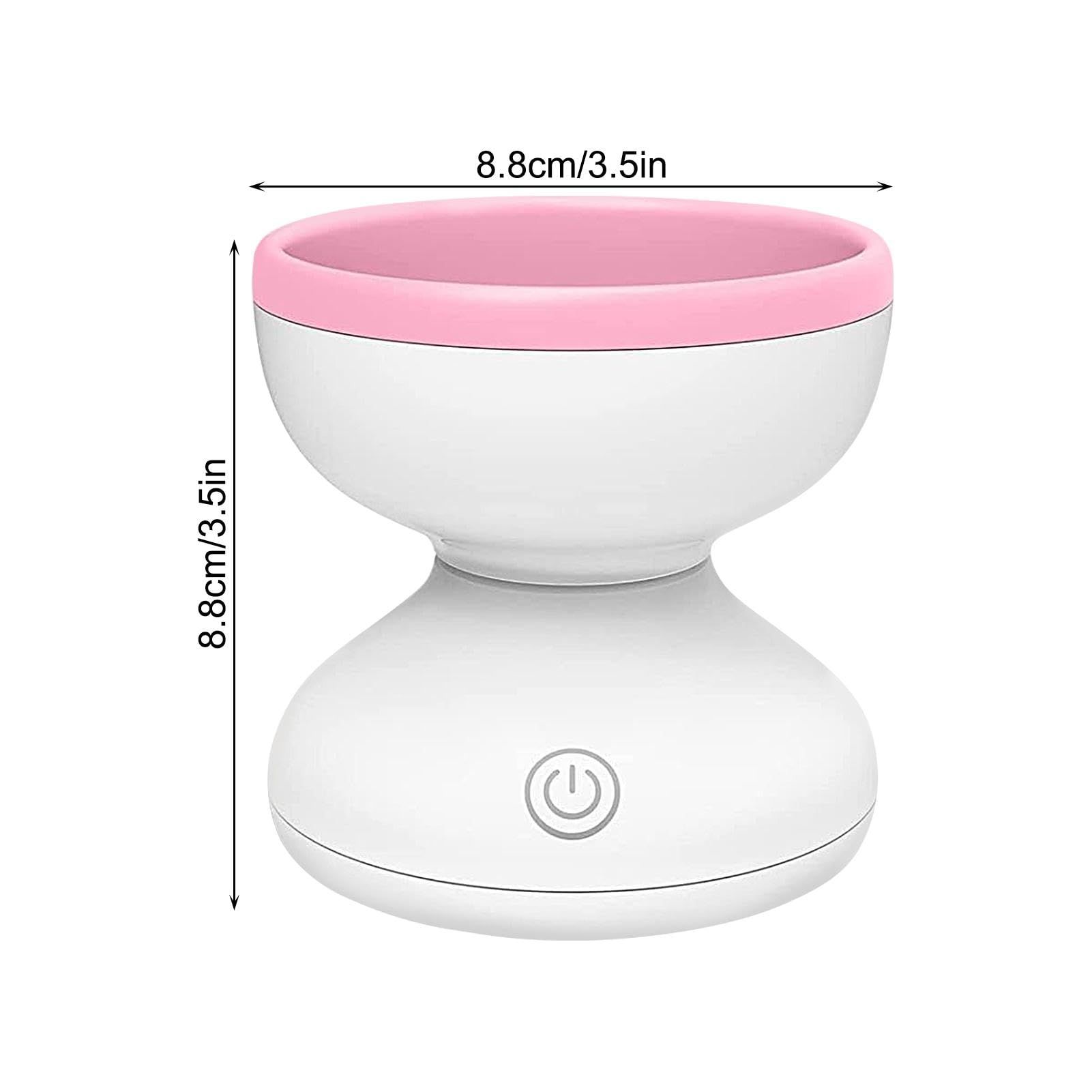 Makeup Brush Cleaner - Electric Automatic Makeup Cleaner Machine, Portable Cosmetic Brush Cleaner | Rechargeable Colorful Makeup