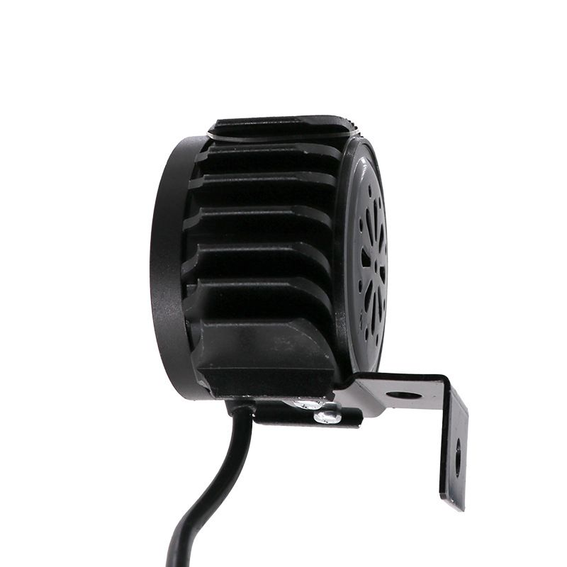 LED Motorcycle Spotlight with Horn, 2 in 1 Front Built-in Horn, Electric Scooter Spotlight with Bell, 36V-72V for Electric
