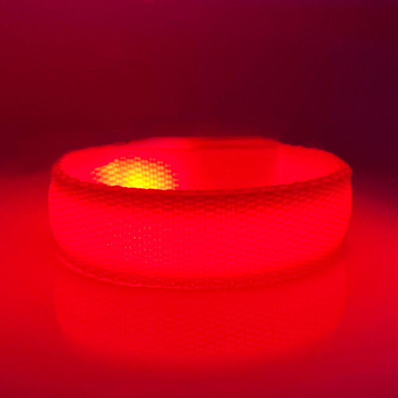 Fashion&cool LED Slap Band,Glow in The Dark Adjustable Bracelets for Men&Women,Night Safety Lights for Running（5pcs）