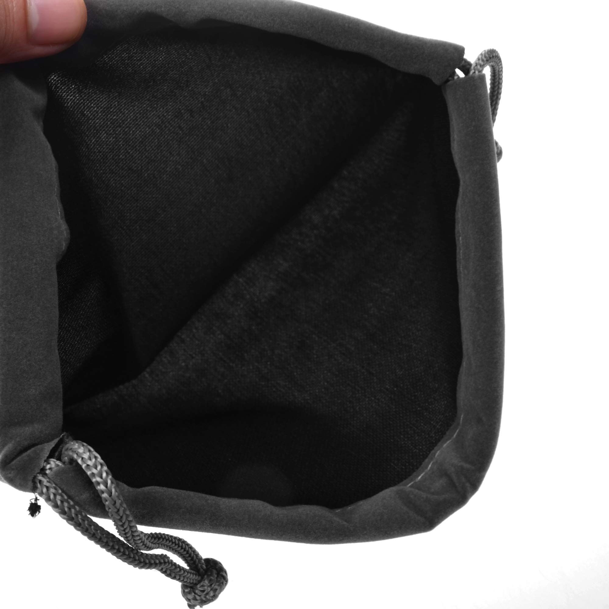 2 Pcs Portable Headphone Carrying Bag Travel Headset Storage Pouch Soft Drawstring Headphone Case Bag for Over-Ear (Gray Color)