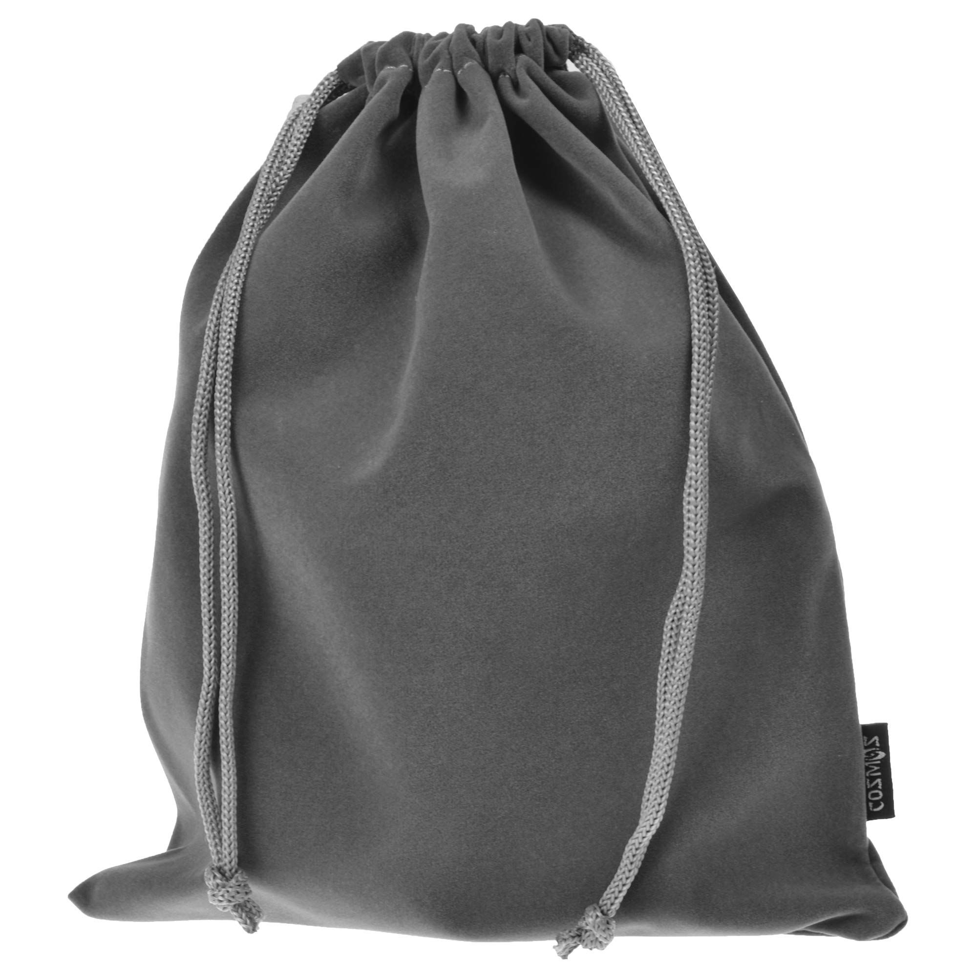 2 Pcs Portable Headphone Carrying Bag Travel Headset Storage Pouch Soft Drawstring Headphone Case Bag for Over-Ear (Gray Color)