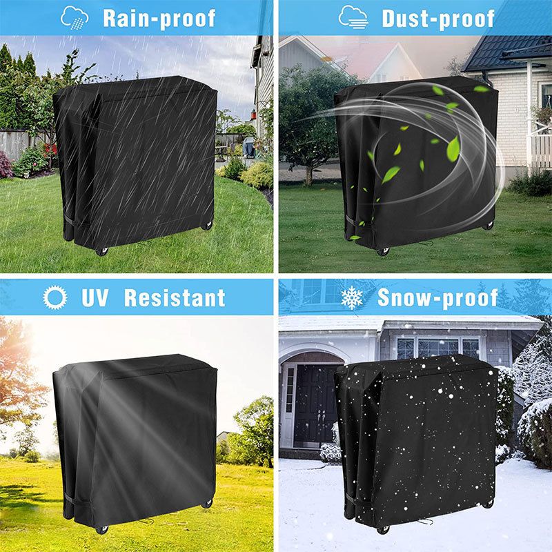 Cooler Cart Cover Waterproof with UV Coating,Fits Most Rolling Cooler Cart Cover Outdoor Beverage Cart Ice Chest Protective