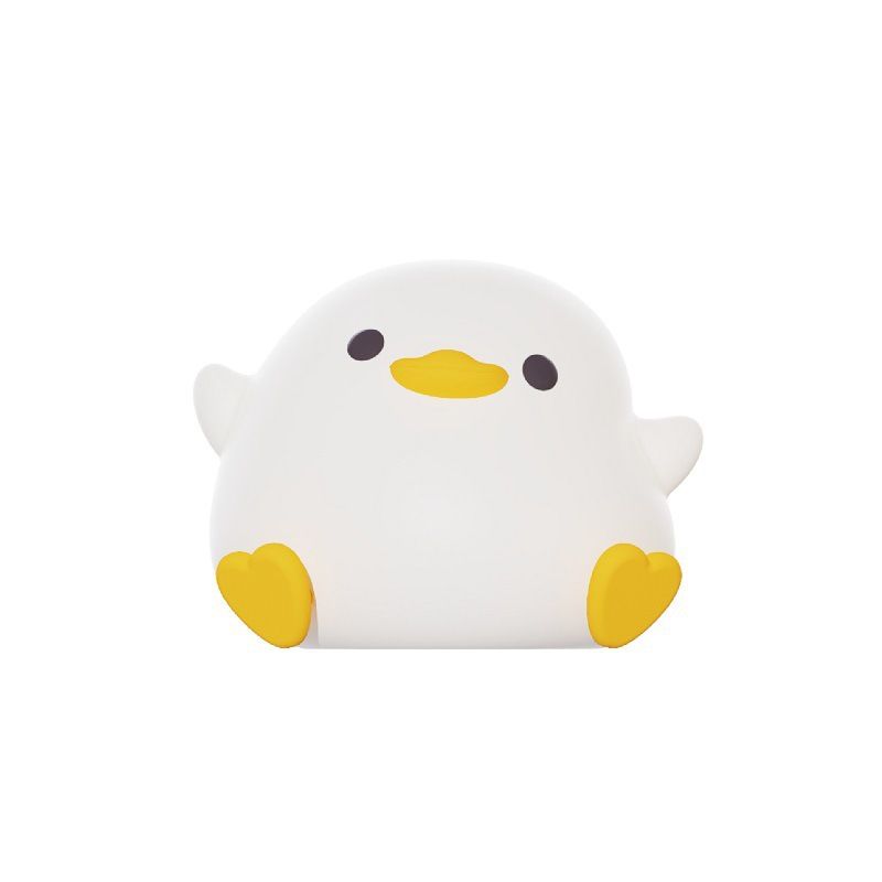 Duck Night Light,Cute Silicone Nursery Nightlight for Kids, Duck lamp Rechargeable Touch Lamp Bedside Lamp for Breastfeeding