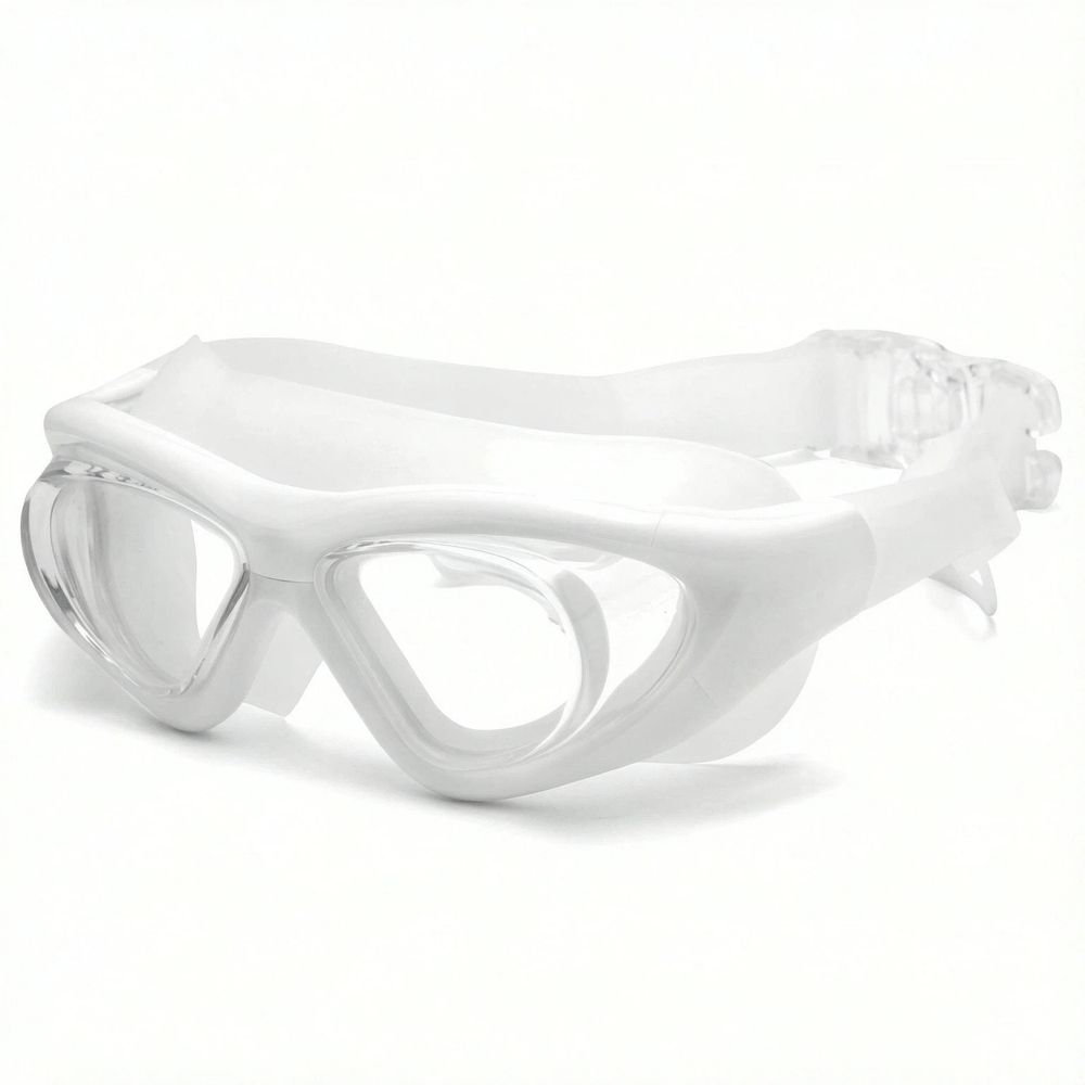 Nearsighted Swim Goggles,Anti Fog Shortsighted Swimming Glasses with Earplugs No Leak/ Protection Water Sports