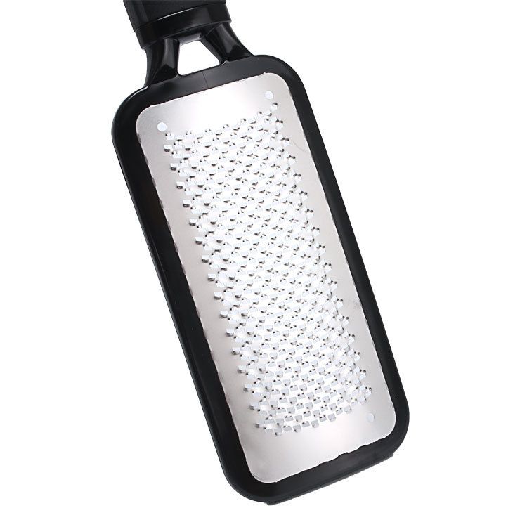 Foot Remover Foot Scrubber Dead Skin Remover Foot File Heel Scraper for Cracked Heels Foot Exfoliator （black）
