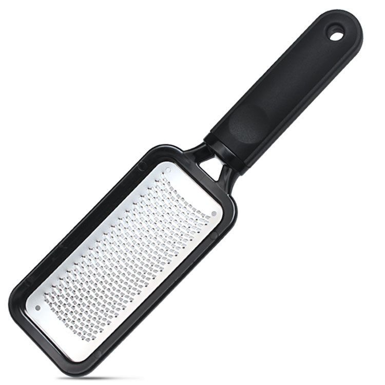 Foot Remover Foot Scrubber Dead Skin Remover Foot File Heel Scraper for Cracked Heels Foot Exfoliator （black）