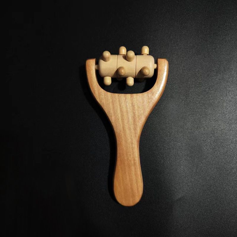 3Pcs Massage Tools Wooden Massage Rollers, Hand Massage Tools Manual Back Muscle Roller Stick for Relaxes Thigh,Full Body Muscle