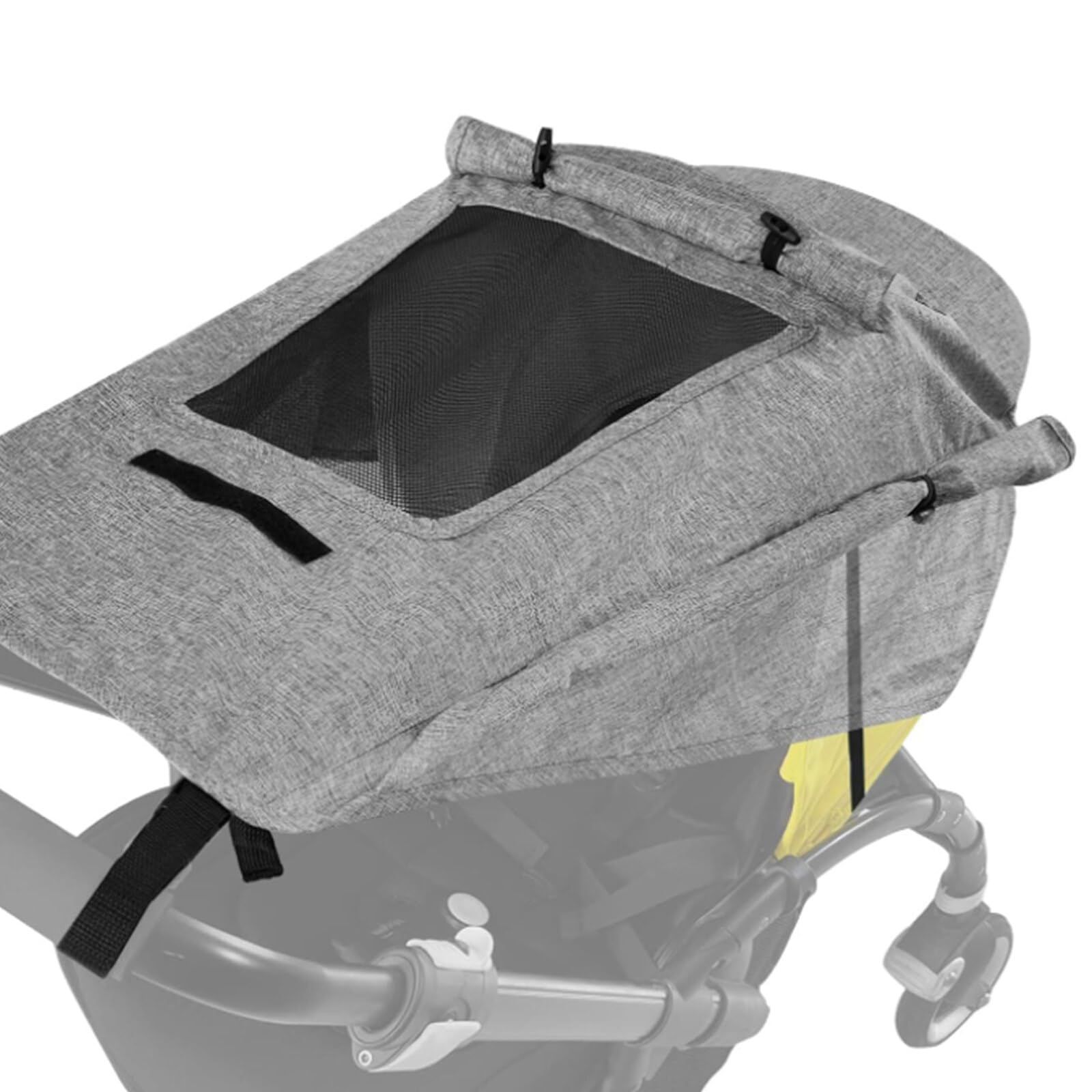 Stroller Sun Shade for Baby Sun Protection Stroller Umbrella with Viewing Window UV Protection Sun Shade Universal Stroller Sun