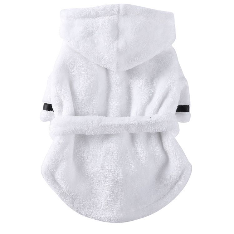 Fast Drying Towel Pet Pajama with Hood- Dog Bathrobe Towel Soft Puppy Bath Robe Super Absorbent Towel for Small Dogs and Cats