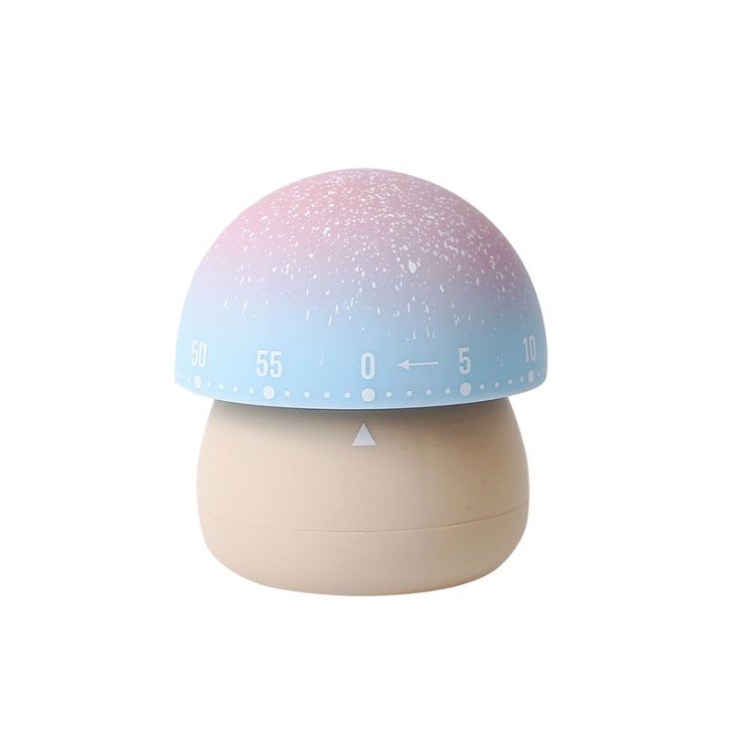 Mechanical Kitchen Timer, Cute Mushroom Timer for Kids, Wind Up 60 Minutes Manual Countdown Timer for Classroom, Home （3pcs）
