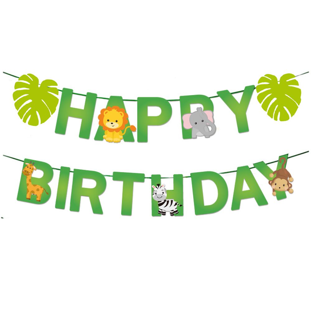 Happy Birthday Decorations Party Decorating Supplies First Birthday Decorations Kids Children （2 set）