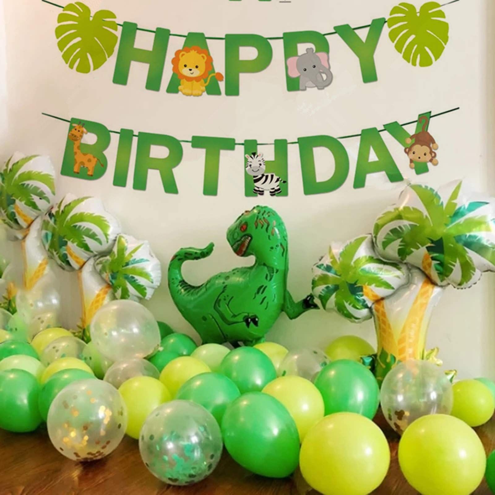 Happy Birthday Decorations Party Decorating Supplies First Birthday Decorations Kids Children （2 set）