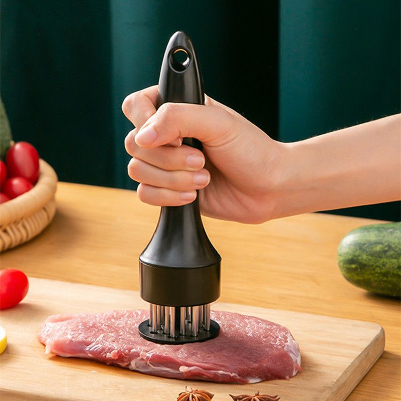 Meat Tenderizer Tool with Needle Blades 2 Pack Meat Tenderizer Tool Profession Kitchen Gadgets Jacquard for Tenderizing