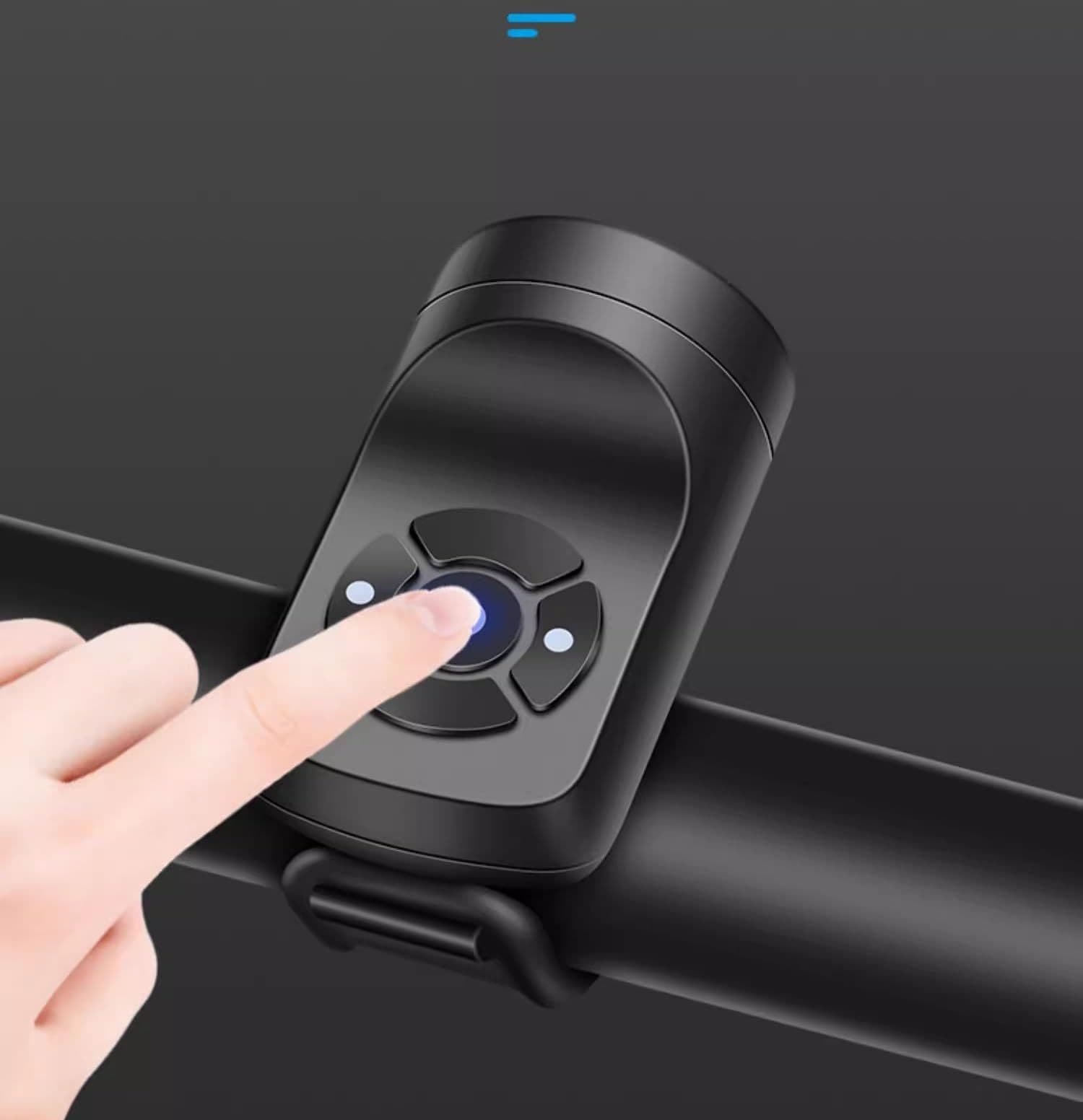 Electric Bike Bell Horn Loud Sound Rechargeable Waterproof Small Size for Mountain Bike Road Bike Scooters