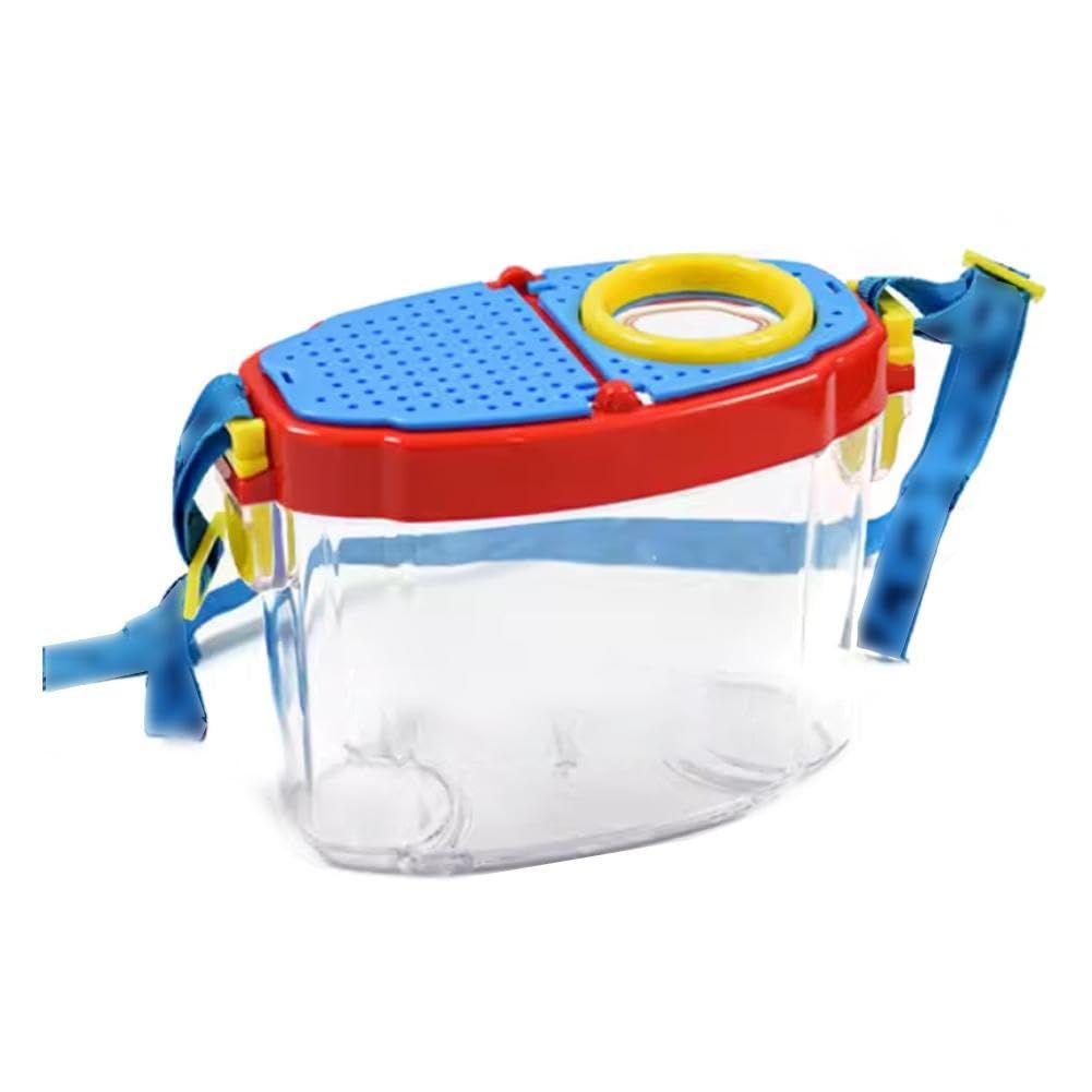 Bug Catcher for Kids,Outdoor Critter Bug Container Insect Cage Educational Bug Box with Tweezers for Kids Boys Girls (blue)
