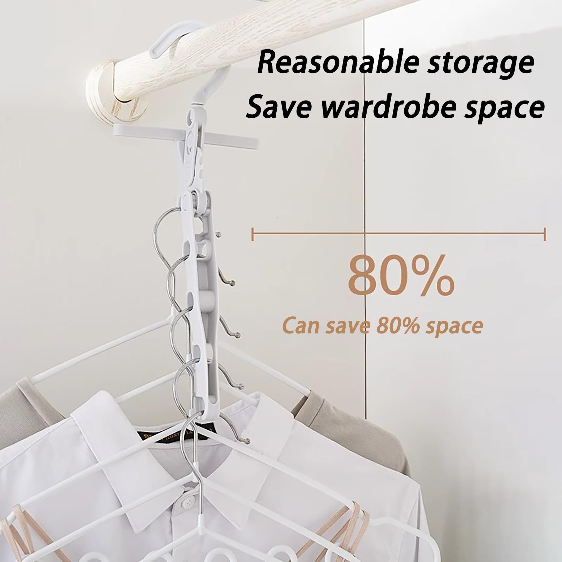 Folding Clothes Drying Rack with 5 Travel Hangers Foldable, Space Saving Foldable Anti Rust Plastic Travel Drying Rack.