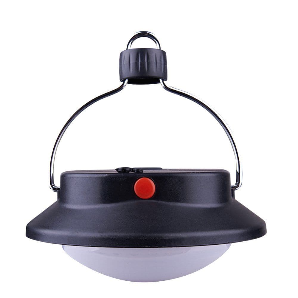 LED Tent Light - 3 Brightness Levels, Battery Powered, Foldable Hook with Carabiner, Great for Outdoor Camping, Canopy, Gazebo